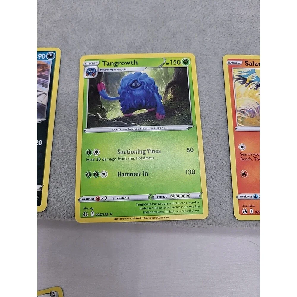 Lot Of 5 Pokemon Cards